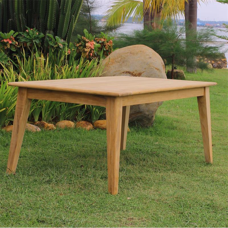 Table à manger Piedra 180 x 100 x 75 cm Teck certifié GRADE A