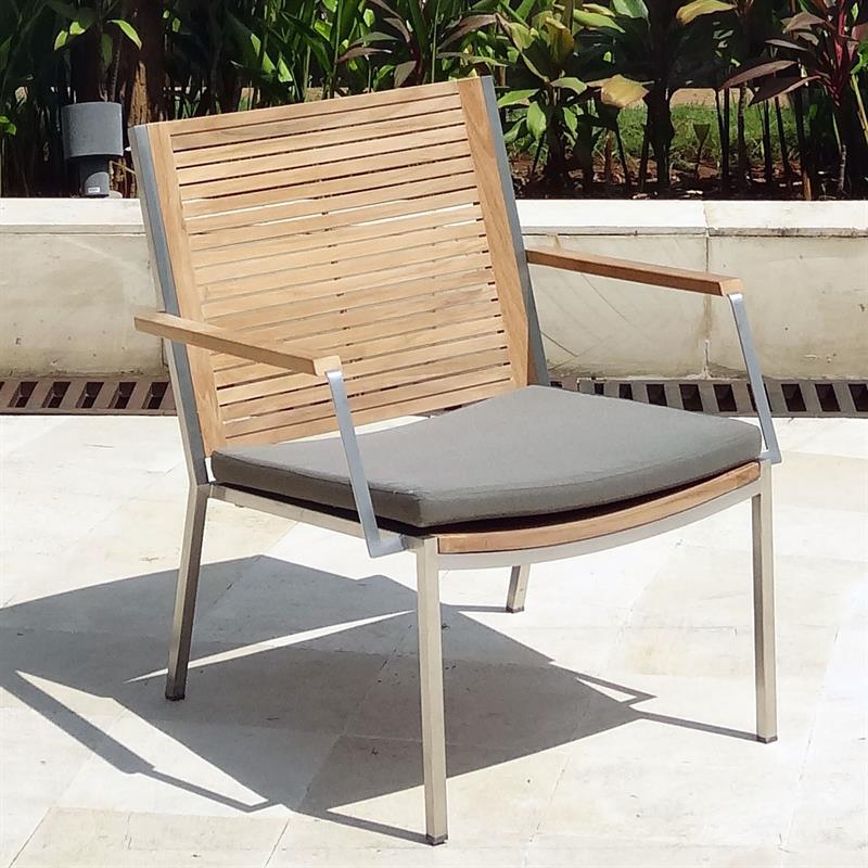 Tessin seat cushion lounge chair 52x54x4cm SunProof