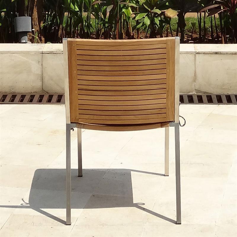 Tessin stacking chair 49.5 x 58.5 x 82 cm