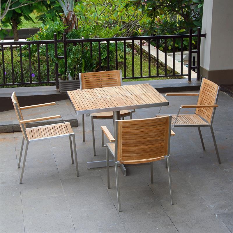 Table bistro tessinoise 90 x 90 x 74 cm