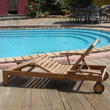 Hampton Lounger - Certified Teak Grade A + Brass Fittings