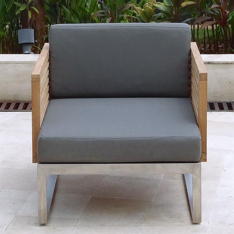 Ensemble de rembourrage Tessin module lounge module central/fauteuil 12 cm d'épaisseur SunProof 2 pièces