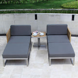 Tessin Lounge Seitenmodul links 78 x 83 x 67 cm