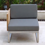 Ensemble de rembourrage Tessin module lounge module central/fauteuil épaisseur 12 cm Nagata 2 pièces