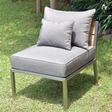 Makan Lounge back cushion 65x40 + 40x30cm Sunproof for middle module (1 large + 1 small cushion)