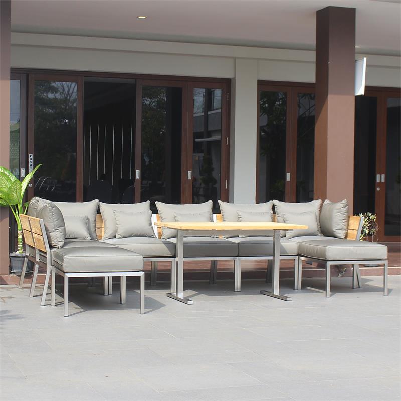 Makan Dining Lounge Eck-/Seitenmodul 74,5 x 74,5 x 75 cm