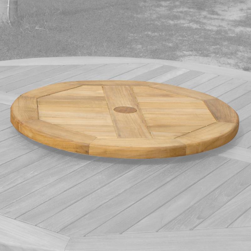 Denver Round Table 120 - Certified Teak GRADE A + Brass Fittings