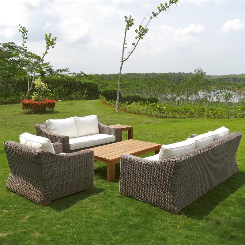 Vineyard sofa table 140 x 80 x 40 cm Recycle Teak