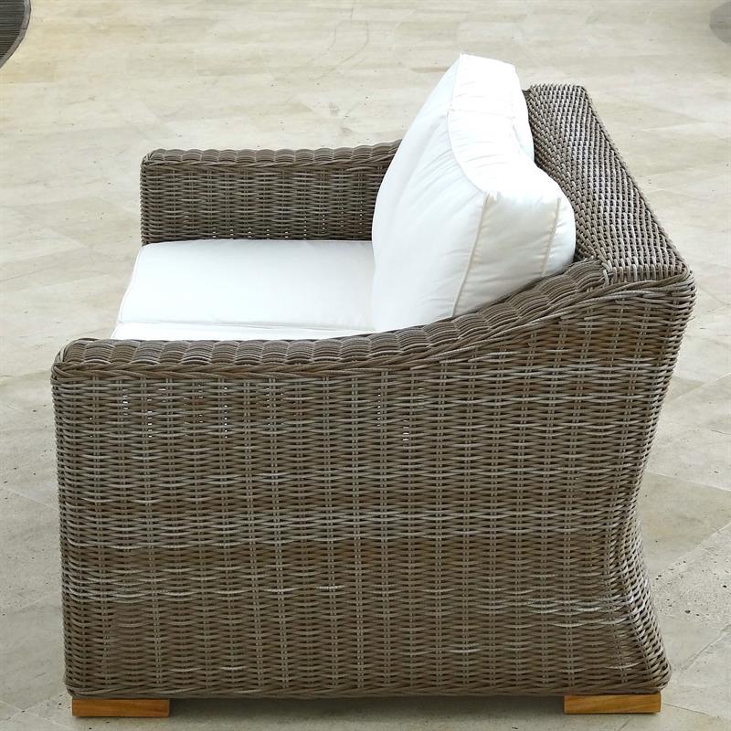 Monaco Sofa 2-Seater Kubu Fiber