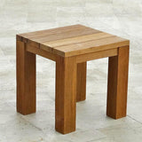 Table d'appoint vigne 50 x 50 x 50 cm Recycler Teck