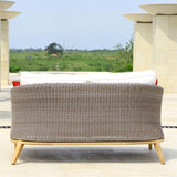 Grace Lounge Set bestehend aus 1-Sitzer Sessel und 2-Sitzer Sofa in Vintage Geflecht inklusive Polster in Sunproof