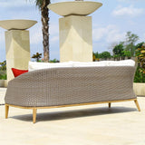 Grace Sofa 3 Seater Wicker with Teak Legs