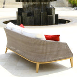 Grace Sofa 3 Seater Wicker with Teak Legs