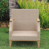 Stokeham Armchair 1 Seater 74 x 91 x 86 cm Wicker with Teak Legs