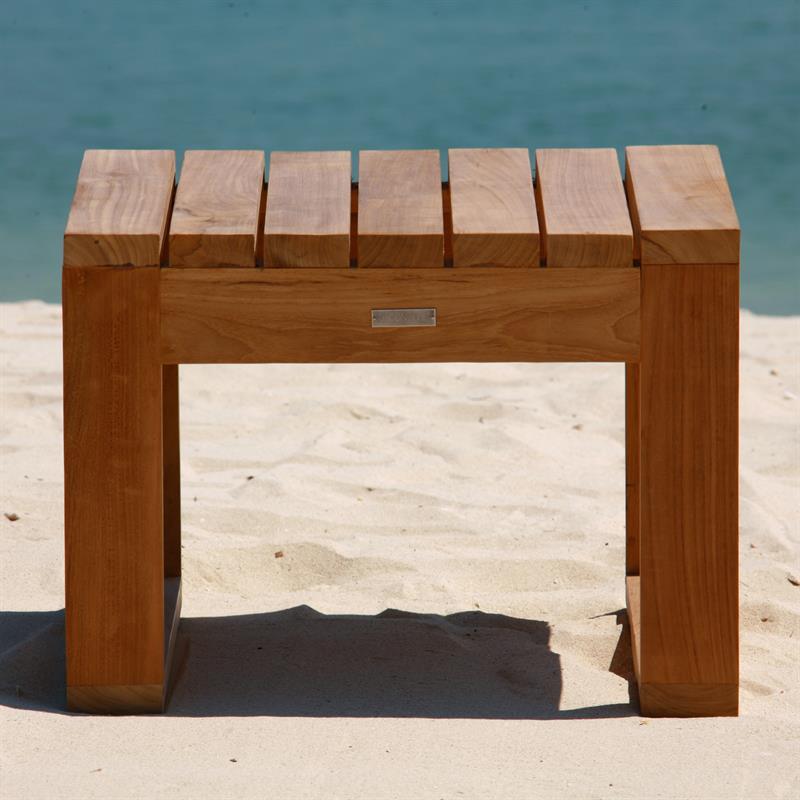 Zafron Beistelltisch 55 x 55 x 40 cm Teak