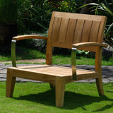 Nivelle 1 seater module 77 x 83 x 83 cm - Certified Teak GRADE A + stainless steel fittings