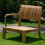 Nivelle 1 seater side module right 71 x 83 x 83cm Certified Teak GRADE A + stainless steel fittings