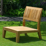 Nivelle middle seat module 65 x 83 x 83 cm - Certified Teak GRADE A + stainless steel fittings