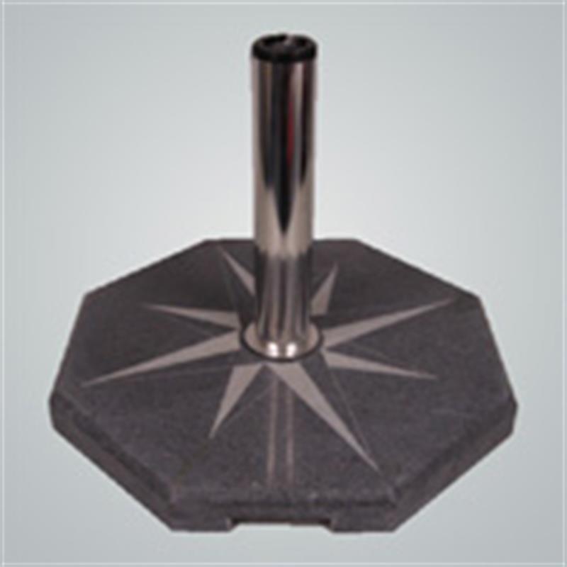 Umbrella stand granite »Wind Rose« 50x50x6