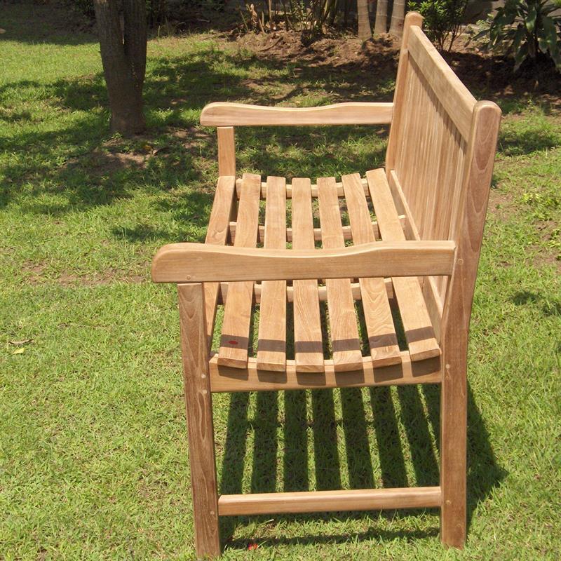 Banc de jardin Royal Classic 150 cm - Teck certifié GRADE A