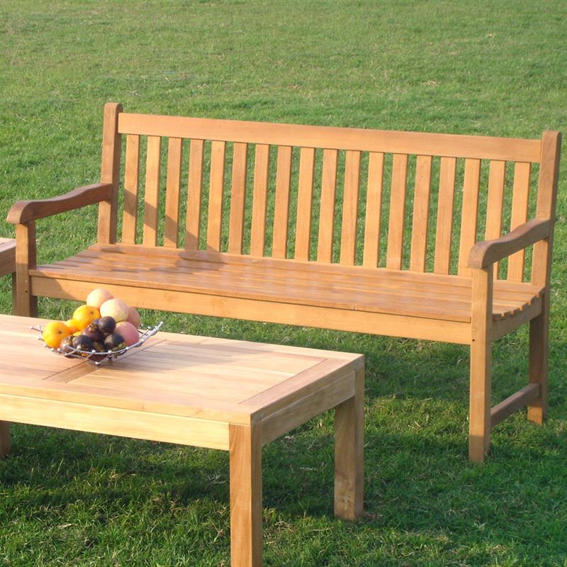 Royal Classic Garden Bench 150 cm - Certified Teak GRADE A