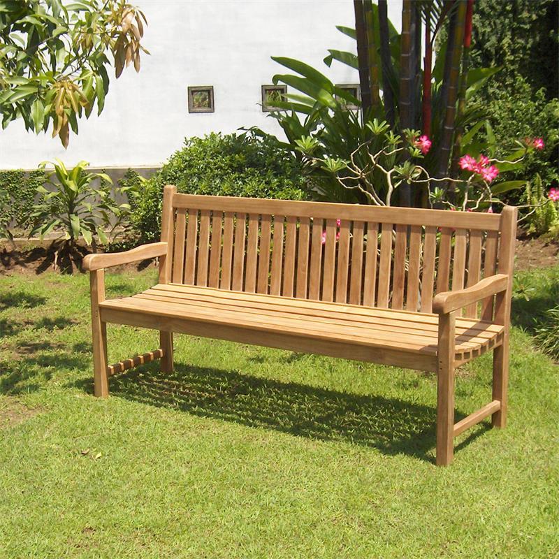 Banc de jardin Royal Classic 180 cm - Teck certifié GRADE A