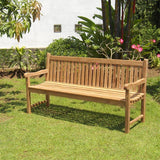 Banc de jardin Royal Classic 180 cm - Teck certifié GRADE A