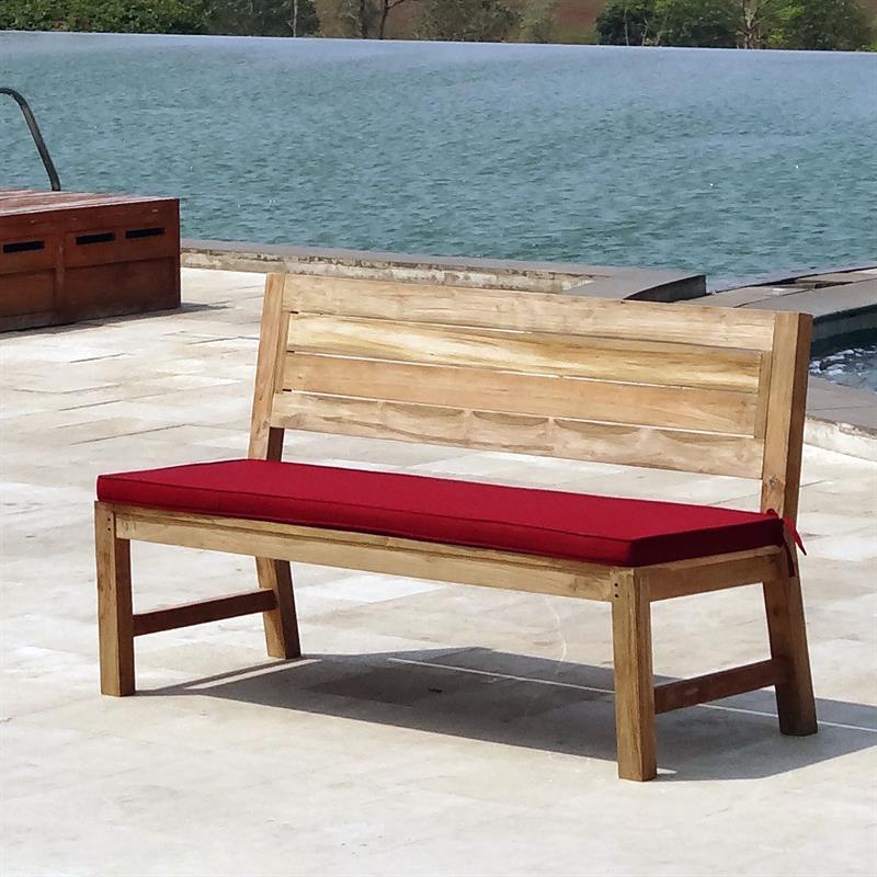 Dusun bench without armrest 154 cm recycled teak