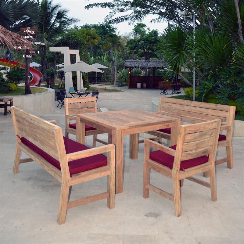 Dusun bench 212 cm recycled teak