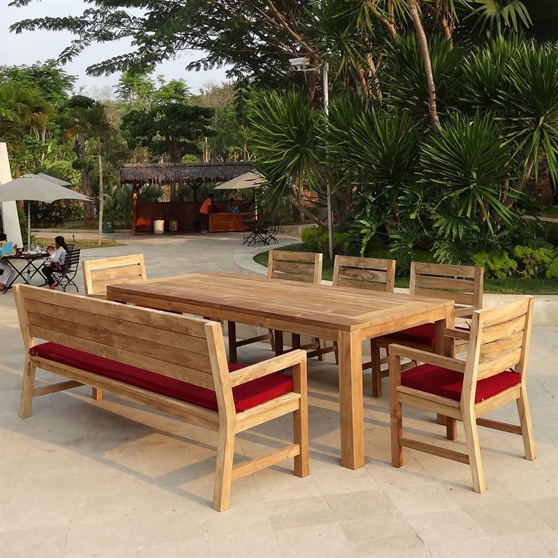 Dusun bench 212 cm recycled teak