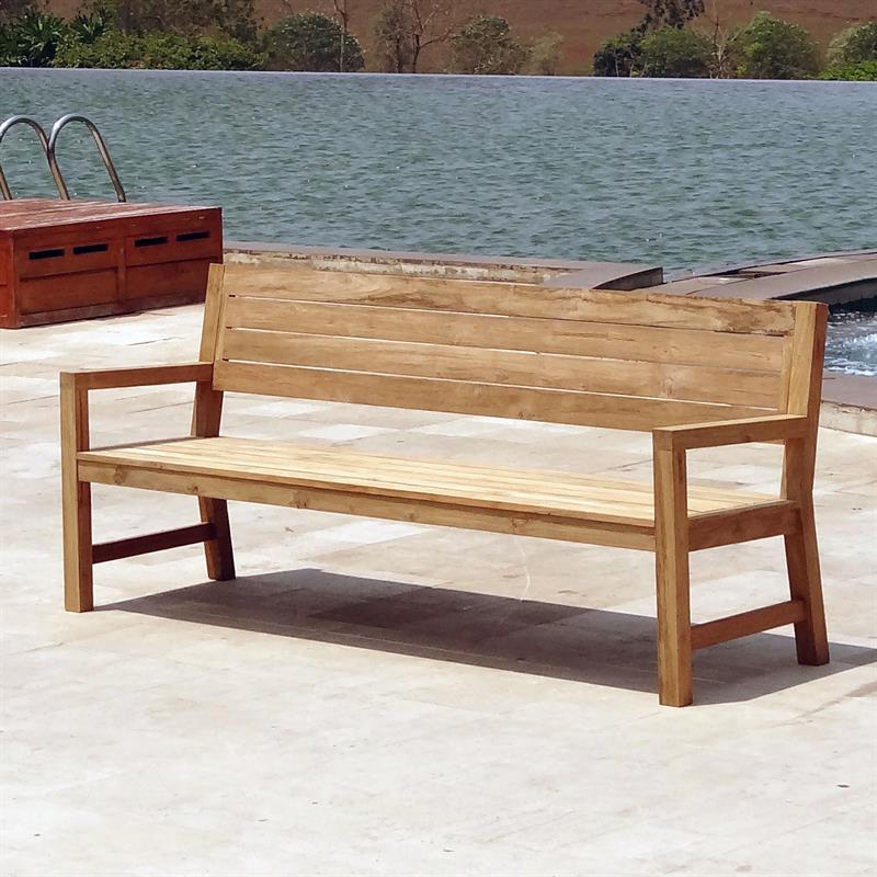 Dusun bench 212 cm recycled teak