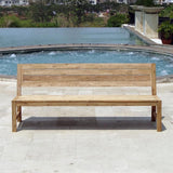 Dusun Bench 212 cm without armrest Recycled Teak