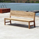 Dusun Bench 212 cm without armrest Recycled Teak