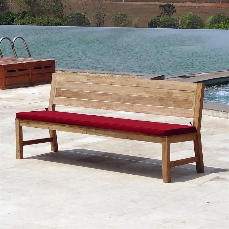 Dusun Bench 212 cm without armrest Recycled Teak