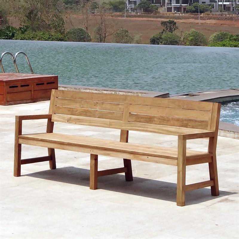 Dusun Bank 230 cm Recycling Teak