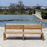 Dusun Bench 230 cm without armrest Recycled Teak