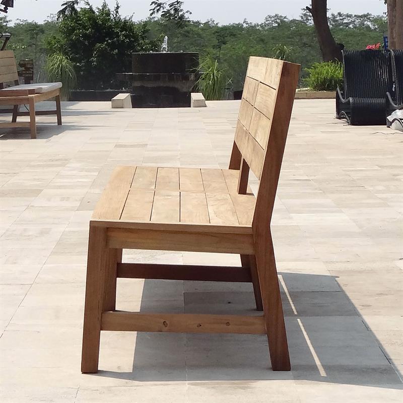 Dusun Bench 230 cm without armrest Recycled Teak