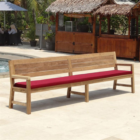 Dusun bench cushion for 300 cm bench with armrest 288x49 cm Nagata