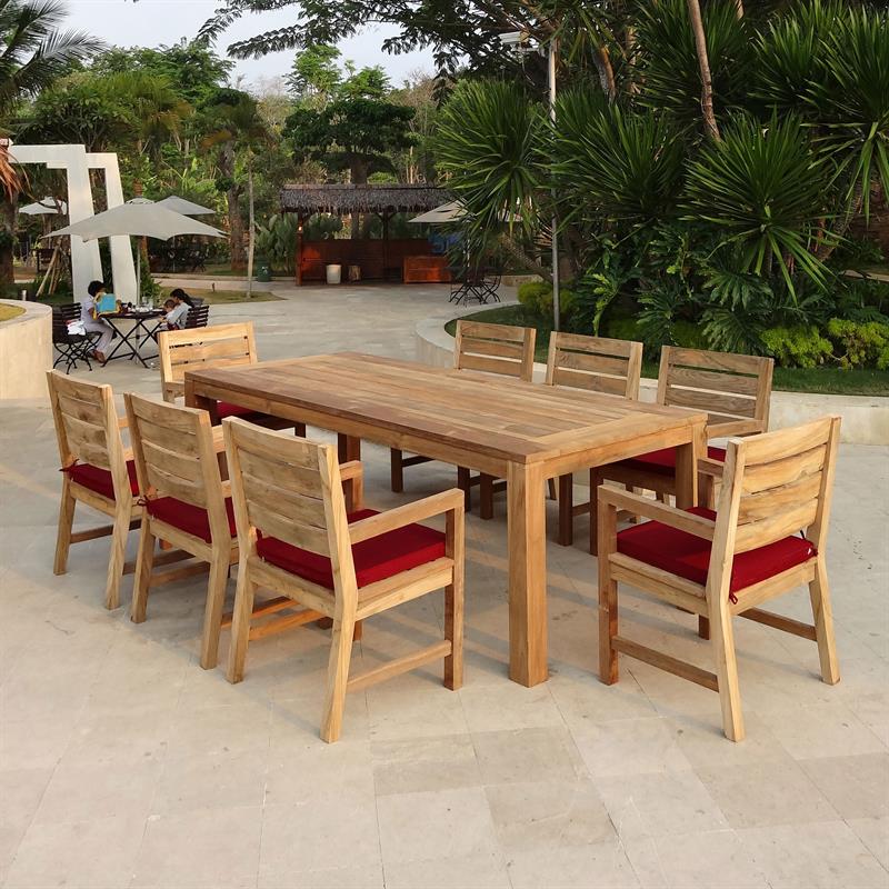 Dusun Armlehnstuhl 59 x 57 x 89,5 cm Recycling Teak