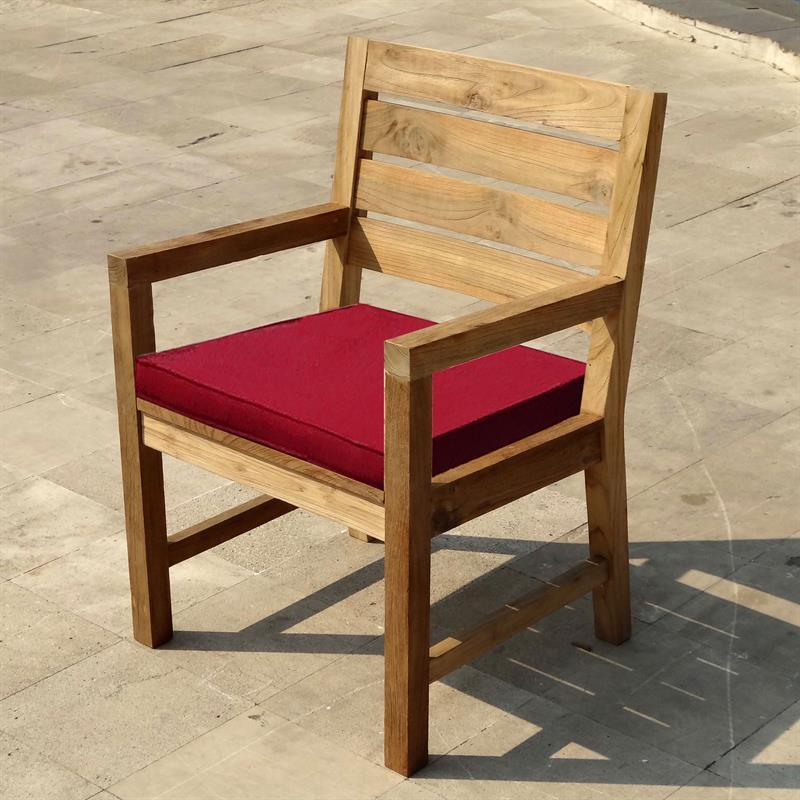 Fauteuil Dusun 59 x 57 x 89,5 cm teck recyclé