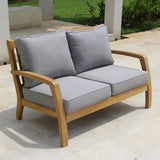 Corona Sofa 2 Seater 132 x 76.5 x 82 cm - Certified Teak GRADE A