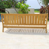 Corona Sofa 3 Seater 192 x 76.5 x 82 cm - Certified Teak GRADE A