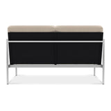 Snix Lounge 2 seater middle module 136x78.5x74.5cm - stainless steel, Batyline and rope material