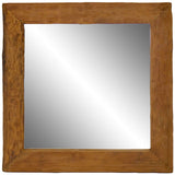 Mirror with driftwood frame medium 100x100cm