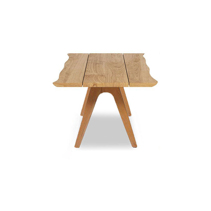 Table de bord Stor Tree 190 x 95-105 x 75 cm en teck avec structure en aluminium ou en teck