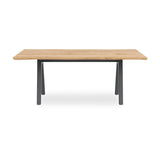 Table de bord Stor Tree 190 x 95-105 x 75 cm en teck avec structure en aluminium ou en teck