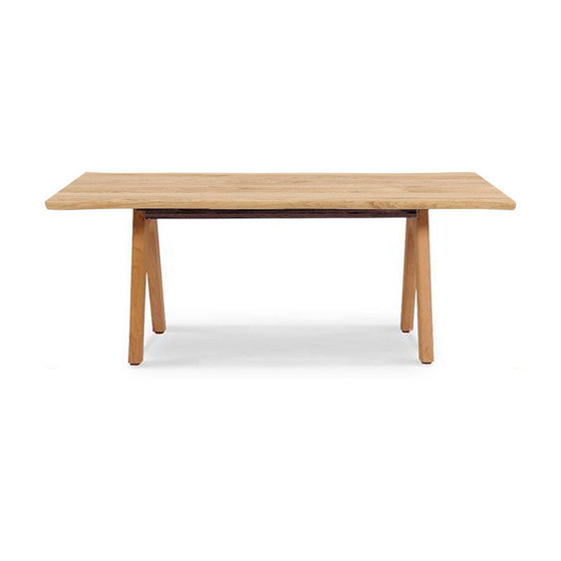 Table de bord Stor Tree 190 x 95-105 x 75 cm en teck avec structure en aluminium ou en teck