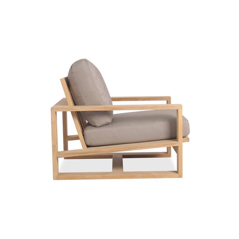 Fauteuil Trent Lounge - 89 x 95 x 71 cm - Teck certifié GRADE A