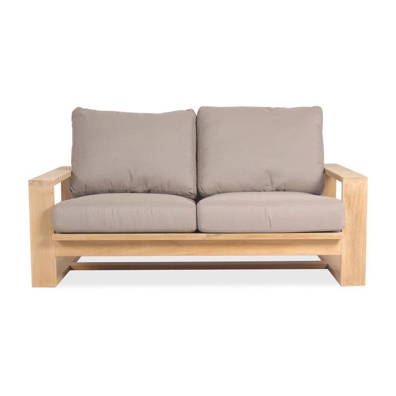 Trent Lounge Sofa 2-Sitzer - 89 x 155 x 71 cm -  Zertifiziertes Teakholz GRADE A