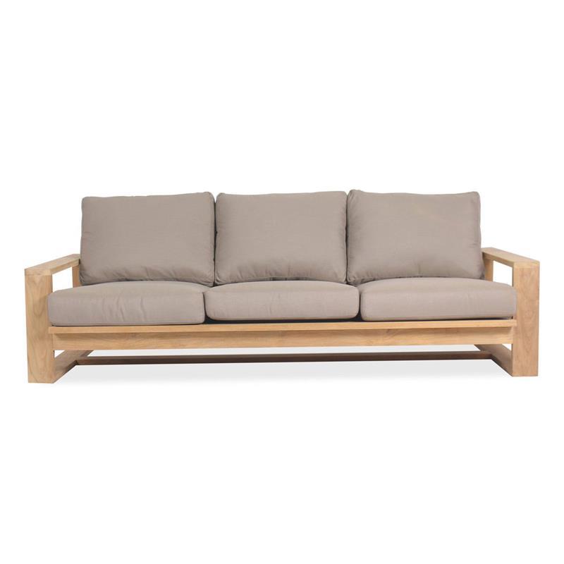 Trent Lounge Sofa 3-Seater - 89 x 211 x 71 cm - Certified Teak GRADE A